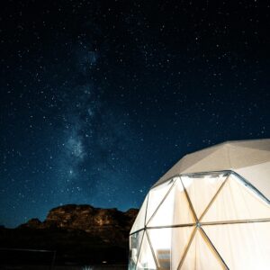 GEODESIC DOME GLAMPING
